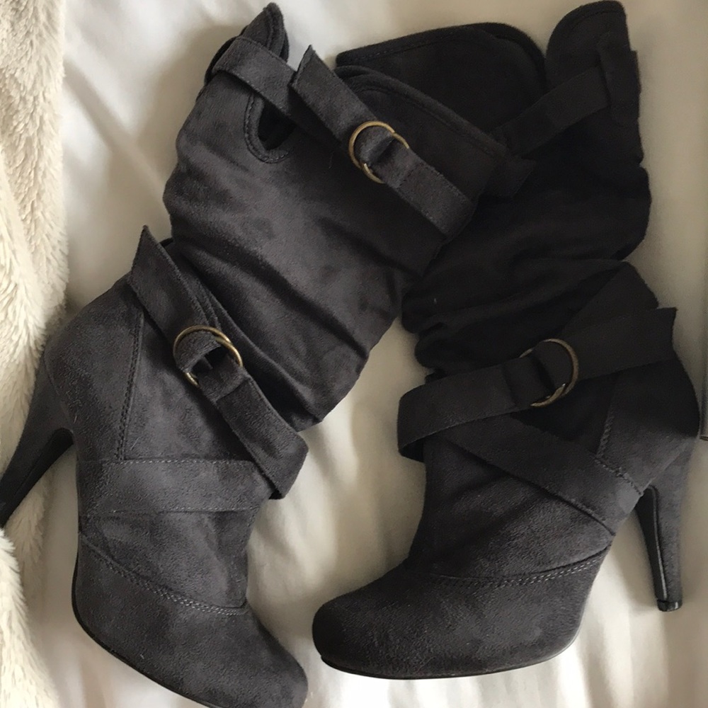 Forever 21 Grey Boots